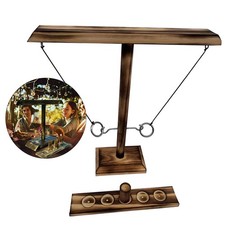 Trinkspiel aus Holz Partyspiel