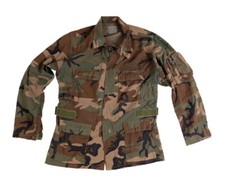 US Army Feldjacke Aviation Jacke Coat Aircrew Woodland Camouflage LL Large Long