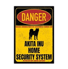 Akita Inu Japan Dog Schild