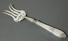 Alte 29cm gr. silberne Gabel