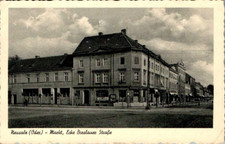 AK GRUSS AUS NEUSALZ ODER FREYSTADT BZ LIEGNITZ SCHLESIEN MARKT ECKE BRESLAUERST