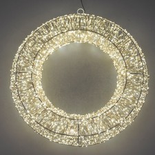 Led deko hänger - licht, kranz