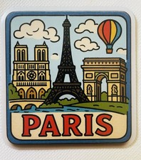 Souvenir Fridge Magnet / Kühlschrankmagnet – Paris | Travel Gift, Kitchen  
