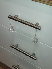 Kristall Pyramidenform hängende Weihnachtsdeko 12 hängende Dekorationen 