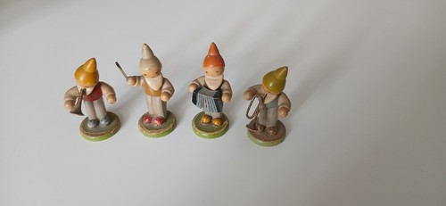 Holzminiatur musikaten zwerge - musikaten,