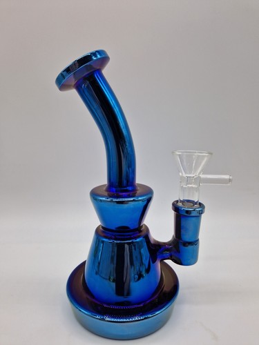 Grünes glas wasserbong - 18, cm