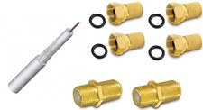 Koaxialkabel-Set 10m inkl. 2