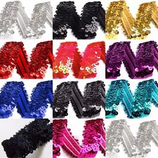 1 m Paillettenborte 20 mm 2 cm