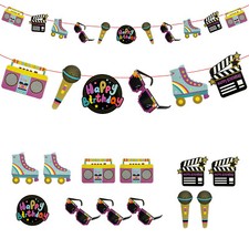 Happy birthday retro konfetti - happy,