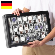 Uhrenbox Uhrenkoffer PU Leder