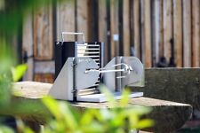 OXNFEIA® Hendlgriller/Drehspieß klein Edelstahl Grill Hähnchengrill