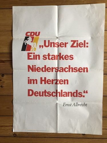 Cdu wahlplakat 1990 ernst - wahlplakat, ‚ernst
