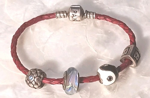 Pandora moments red woven - pandora,