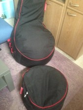 Neuwertiger Gamewarez Sitzsack  mit Hocker Station classic