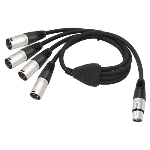 3pin xlr female - xlr, 4