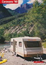 DETHLEFFS  WOHNWAGEN -  1990  - PROSPEKT - MIT PREISLISTE 2/1990