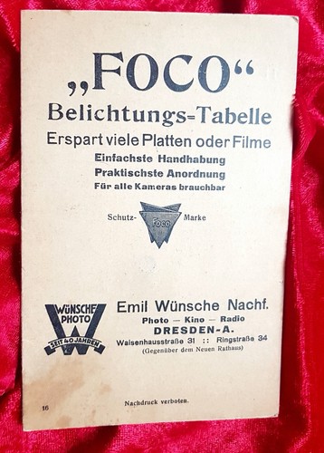 Foco belichtungstabelle - foco,
