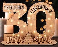 30 Geburtstag Deko Holz Schild