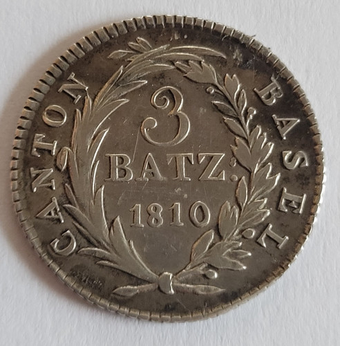 Schweiz basel 3 batzen 1810 - batzen,