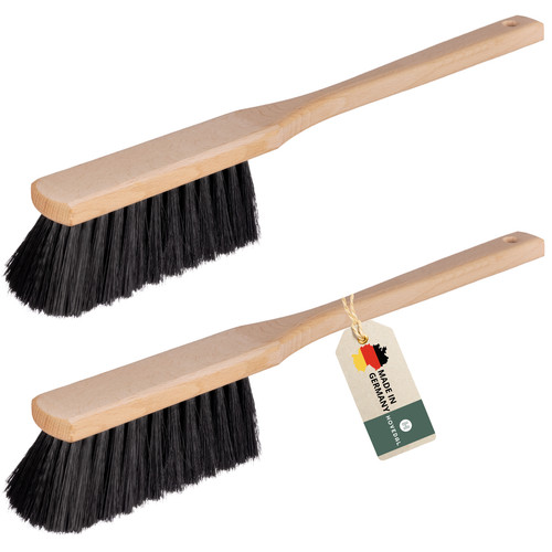 Handfeger langer stiel made - 2x,