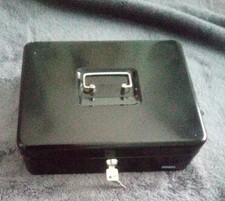 Geldkassette groß, schwarz von Rheita