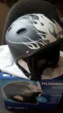 Neu Hudora Helm für Ski-und Snowboard, HBX, Gr. S, 48-51cm, graumetallic-weiß 