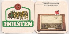 Holsten - alter Bierdeckel "alte Radios / Radio Hamburg - Motiv 1 Nordmende"