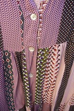 Neues Kleid "Hängerchen" Made in Italy Gr. L (42/44) 100% Viskose; Knopfleiste