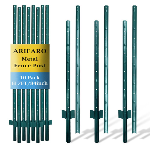 Zaunpfosten 215cm metall - zaunpfosten,