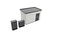 H0 Trafostation  2 Verteilerkästen 1:87