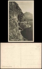 Cartoline .Italien Italia Ansicht Italien Strada del Ponale 1920