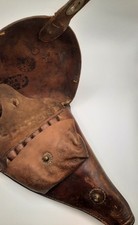 Waffenholster Antik  Militaria Leder