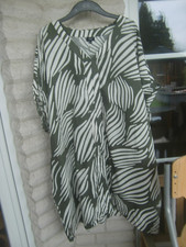 Leinen Mix Kleid ,Sommerkleid