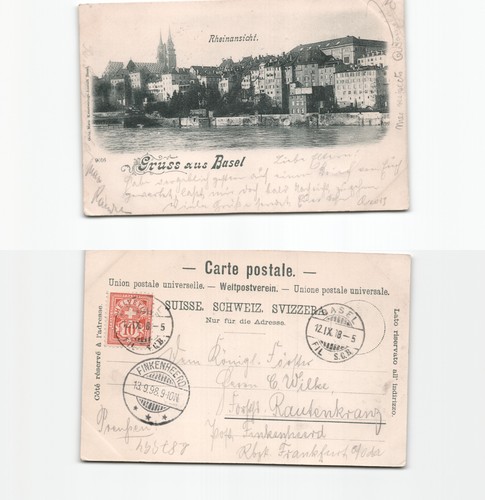 Ansichtskarte basel - ,