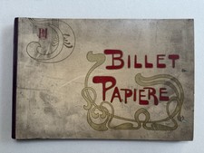 altes antikes Billet Papiere