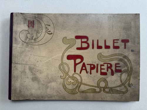 Altes antikes billet papiere - antikes,