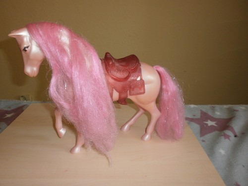 Barbie pferd rosa - pferd, mit