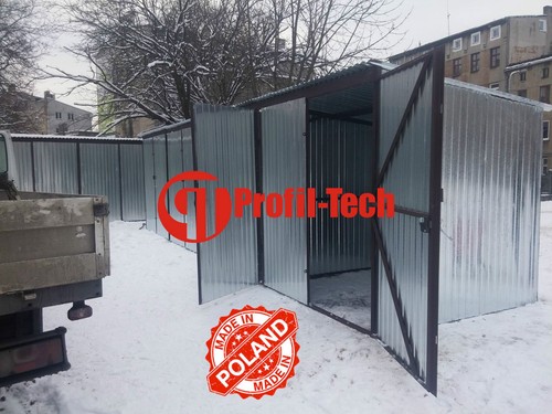 5x2 blechgarage - 7,5x2,5,