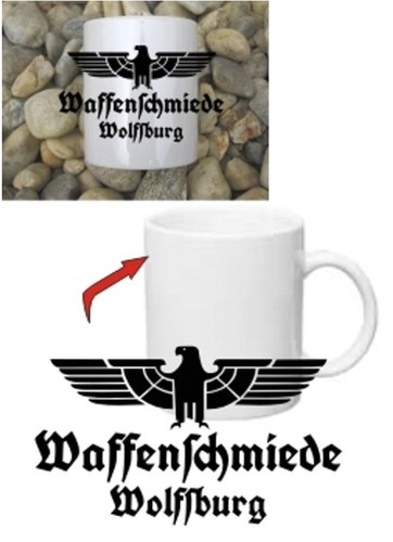 Waffenschmiede wolfsburg tasse - wolfsburg,