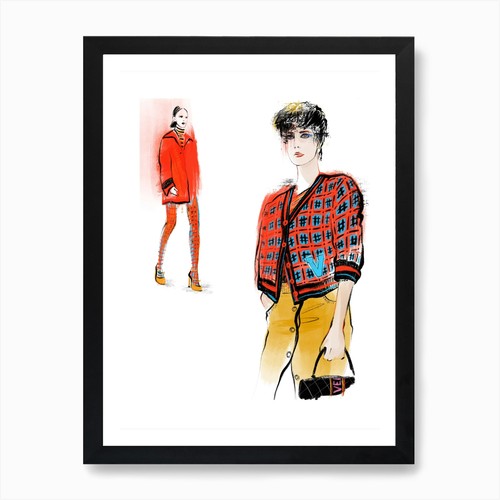 Versace kunstdruck gerahmt - kunstdruck,