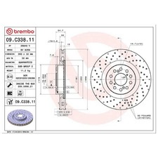 2x Brembo Scheibenbremse vorne