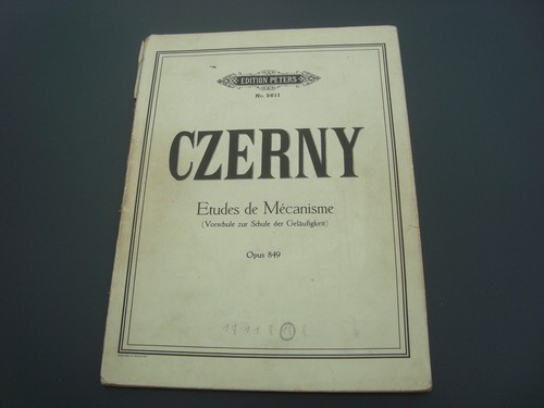 Klavier notenschule czerny - klavier,