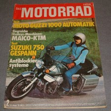 Das motorrad 1976 moto guzzi - motorrad,
