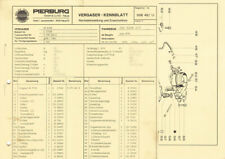 Datenblatt Einstelldaten Solex 30 PDSI Vergaser - Opel Kadett 12N / 9276049A