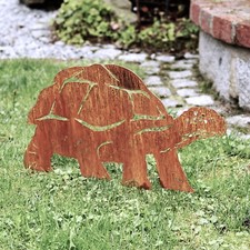 Schildkröte Edelrost Metall Rostfigur Tier Turtle Gartenstecker