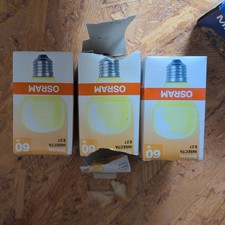 3x Osram Special Insecta Glühbirne T60 60Watt Anti Insekten Glühlampe Gelb