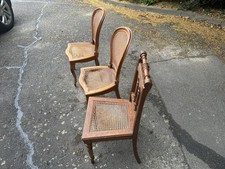 Biedermeierstuhl  Geflecht Alter   Antik Wiener Geflecht Holz Stuhl 1890