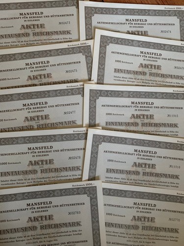 Mansfeld ag bergbau - x,