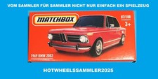 MATCHBOX "1969 BMW 2002" FARBE ROT POWER GRAPS OVP UNGEÖFFNET ANSEHEN!