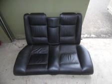 Rücksitzbank Leder Opel Astra G Cabrio Ledersitz hinten Schwarz